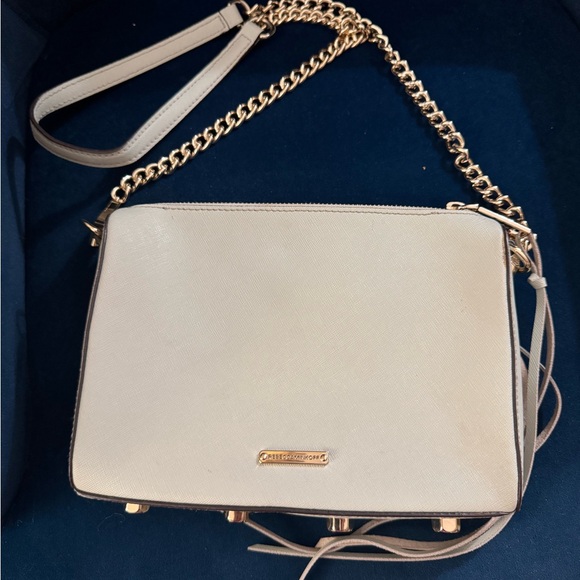 Rebecca Minkoff Handbags - Rebecca Minkoff Light Green and Gold Crossbody Bag